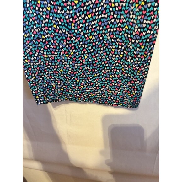 Kensie Pajama Pants Womens L Heart Print Lounge Sleep Elastic Waist - Picture 4 of 10